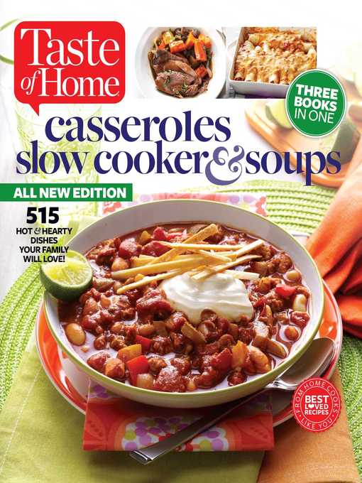 Title details for Taste of Home Casseroles, Slow Cookers & Soups by Editors at Taste of Home - Wait list
